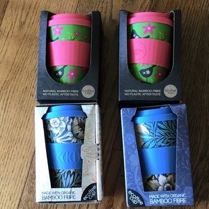4 Travel mugs